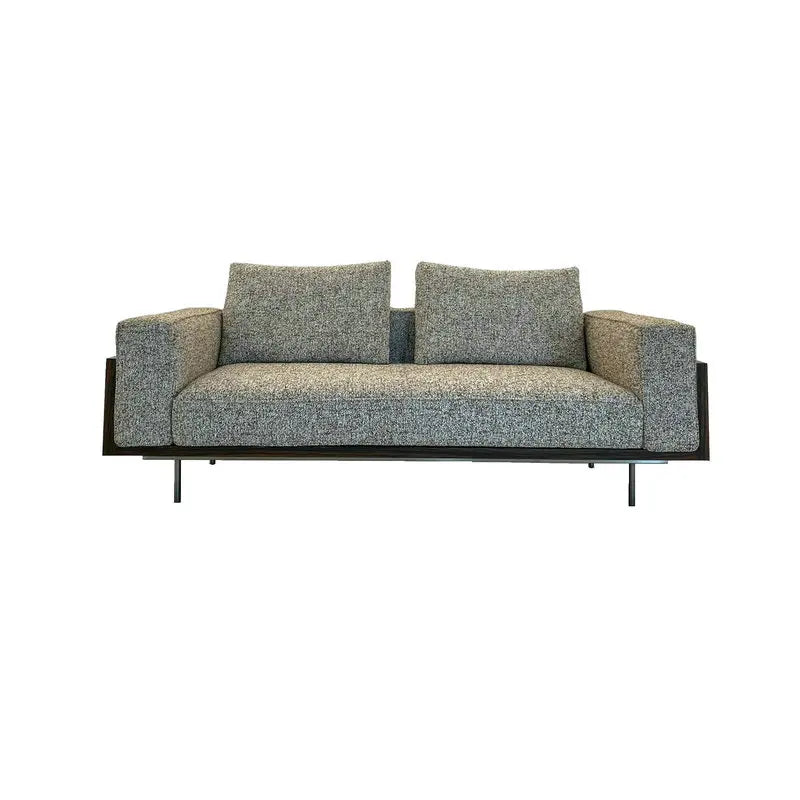 Elegant Italian Modular Velvet Sofa Set with Chaise for Living Room