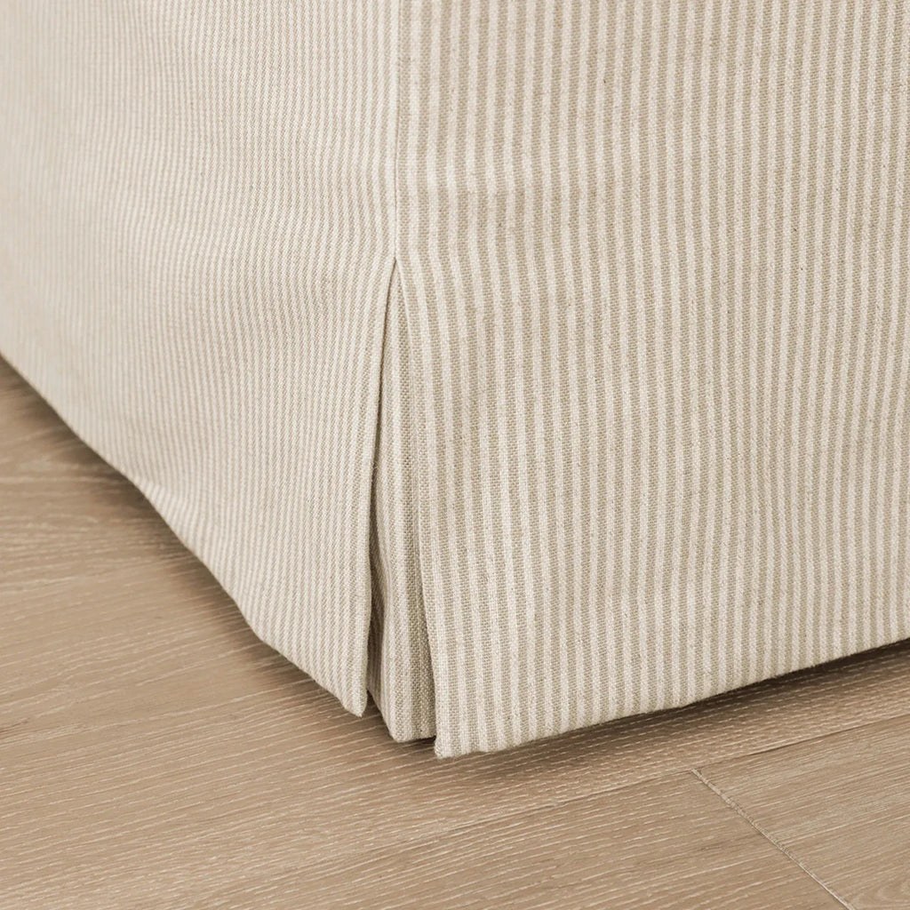 Washable Linen Desk Chair with Cushion for Dining Room or Accent Seating