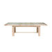 Premium Extendable Solid Oak Trestle Dining Table for Modern Homes