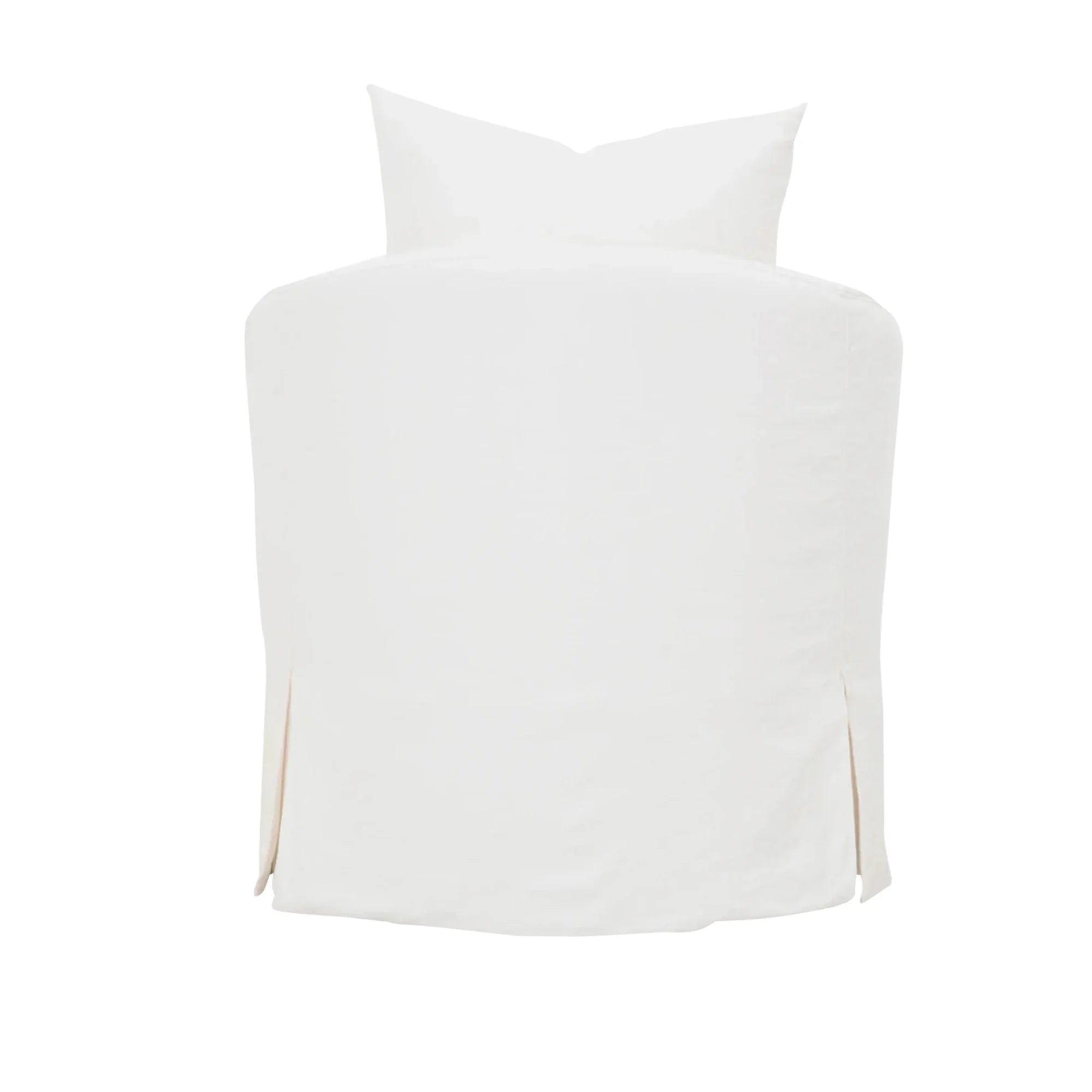 Elegant French Linen Upholstered Single Sofa Chair for Living Room Comfort