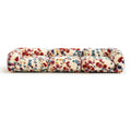 Luxury I-Shape 3-Seater Teddy Fabric Sleeper Sectional Sofa