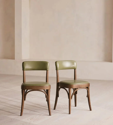 Modern Solid Wood Armless Dining Chair Customizable Home Furniture