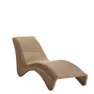 Handmade All-Weather Rattan Commercial Grade Outdoor Lounge Chaise