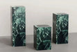 Luxurious Italian Verde Alpi Green Marble Coffee Side Table for Elegant Homes