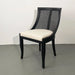 Elegant French Solid Oak Dining Chair with Rattan Cane Back for Wedding & Home