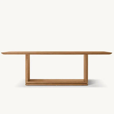 Elegant Solid Oak Modern Danish Dining Table: Home, Hotel, Restaurant Use
