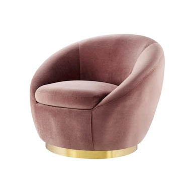 Buttercup Velvet Swivel Accent Chair, Modern Design for Living Room Comfort