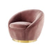 Buttercup Velvet Swivel Accent Chair, Modern Design for Living Room Comfort
