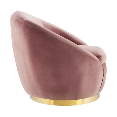 Buttercup Velvet Swivel Accent Chair, Modern Design for Living Room Comfort