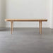 Elegant French Vintage 90-inch Cerused Oak Dining Table with Fluted Apron