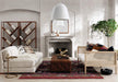 Chic Boho Black Natural Rattan Cane Back Daybed Sofa with Cushion Cover