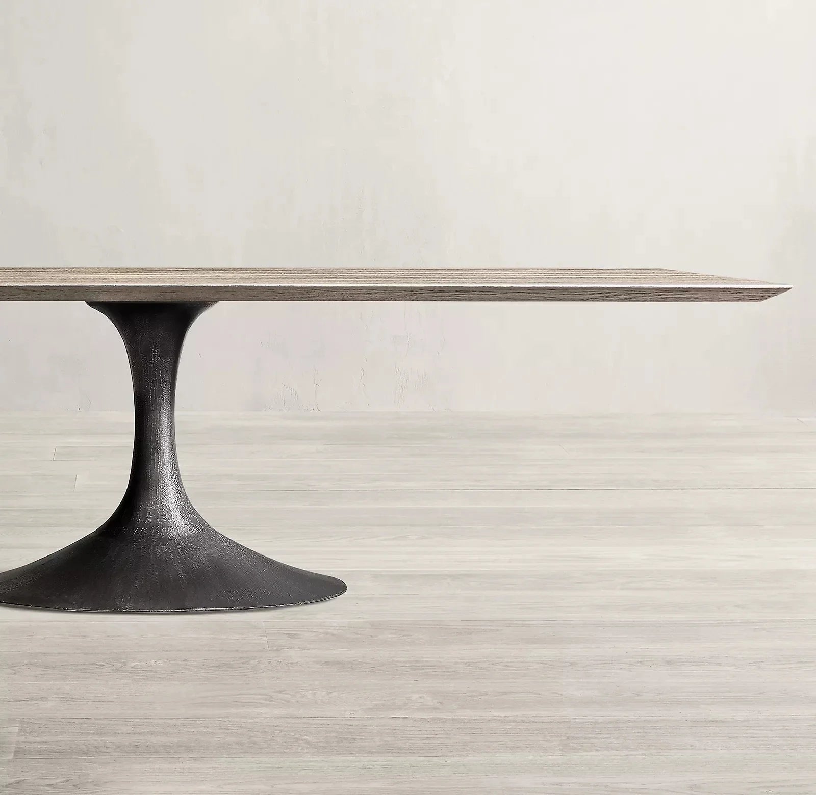 Elegant Scandinavian Solid Wood Dining Table, Customizable for Family & Friends Gatherings