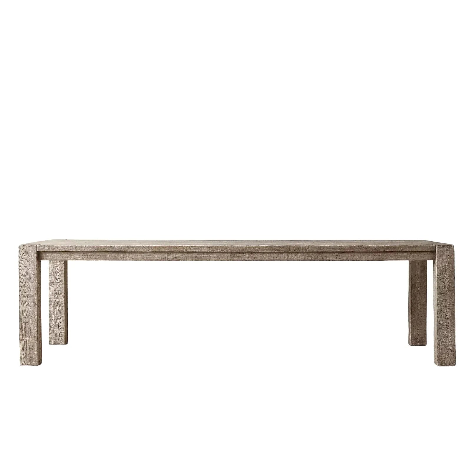 Premium Solid Wood Rectangular Dining Table - Modern Home Furniture