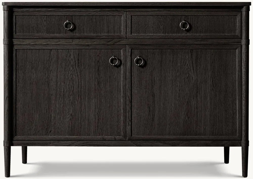 Luxury Modern Solid Wood Dresser Sideboard with Six Storage Drawers