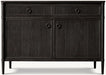 Luxury Modern Solid Wood Dresser Sideboard with Six Storage Drawers