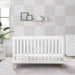 Versatile 5-in-1 Convertible Baby Crib: Adjustable Height, Toddler, Daybed, Full-Size