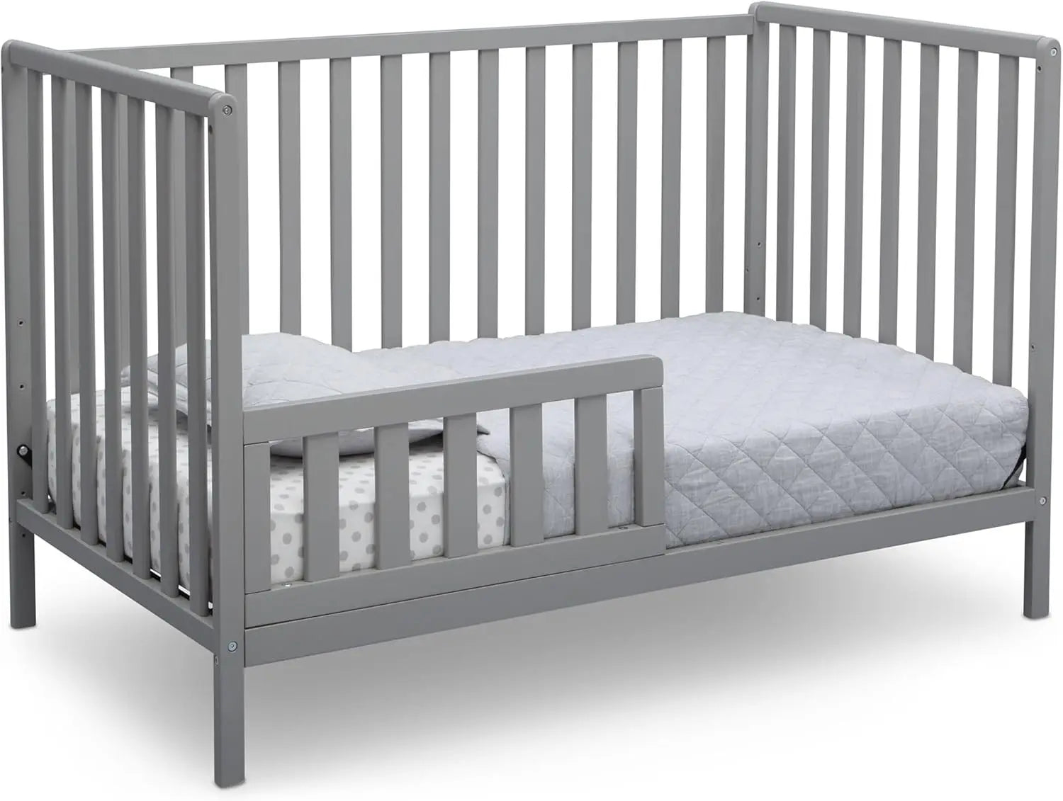 Versatile 4-in-1 Convertible Baby Crib: Grow-With-Me Toddler Bed, Daybed, Full Bed