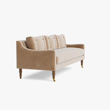 Luxurious Tufted Velvet 3-Seater Sofa for Living Room & Hotel Elegance