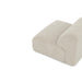 Modern Armless Accent Chair: Soft Fabric, Solid Wood for Living Room