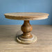 Classic Solid Oak Wood Round Dining Table - Small, Sturdy, Farmhouse Style