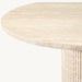 Elegant American Luxury Round Dining Table, Solid Wood, Customizable Design