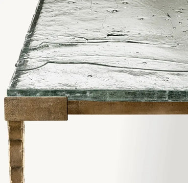 Luxurious Handcrafted Natural Marble Coffee Table - Modern Living Room Centerpiece