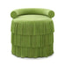 Modern Round Suede Fringe Ottoman Velvet Tassel Pouf Stool Living Room