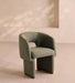 Modern Luxury Single Seat Fabric Sofa with Solid Wood Oak Legs