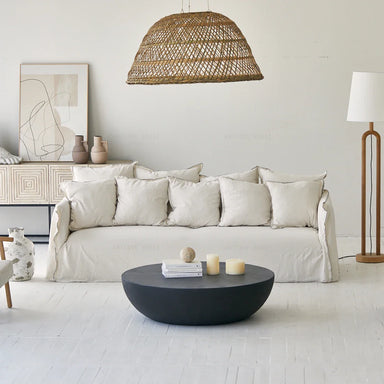 Minimalist Nordic Cloud Sectional Sofa: Modern Living Room Furniture Sleeper Couch Set