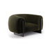 Modern Luxury Boucle Armchair: Single Sofa, Plush Wood Frame Living Room Furniture