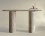 Luxurious Natural Travertine Entryway Console Table for Modern Living Spaces