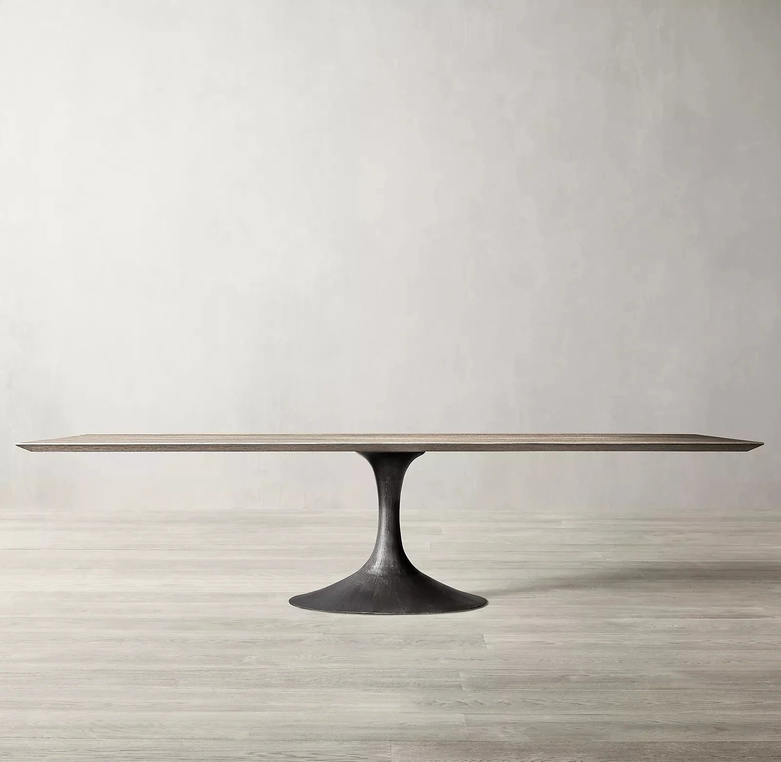 Elegant Scandinavian Solid Wood Dining Table, Customizable for Family & Friends Gatherings