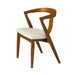 Stylish Oak Wood Curved Back Dining Chair for Cafe, Restaurant & Home