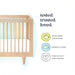 Versatile 3-in-1 Wooden Baby Crib: Easy Assembly, 4-Height Adjustable Mattress