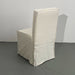 Elegant Versailles Linen Dining Chair with Washable Slipcover and Cushion
