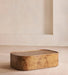 Nordic Modern Luxury Wood Coffee Table, Olive Ash Burl Living Room Centerpiece