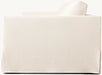 Modern Fabric Double Sofa Couch, Elegant Minimalist Living Room Furniture