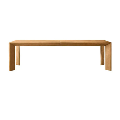 Modern Extendable Rectangular Wooden Dining Table for 8 Guests