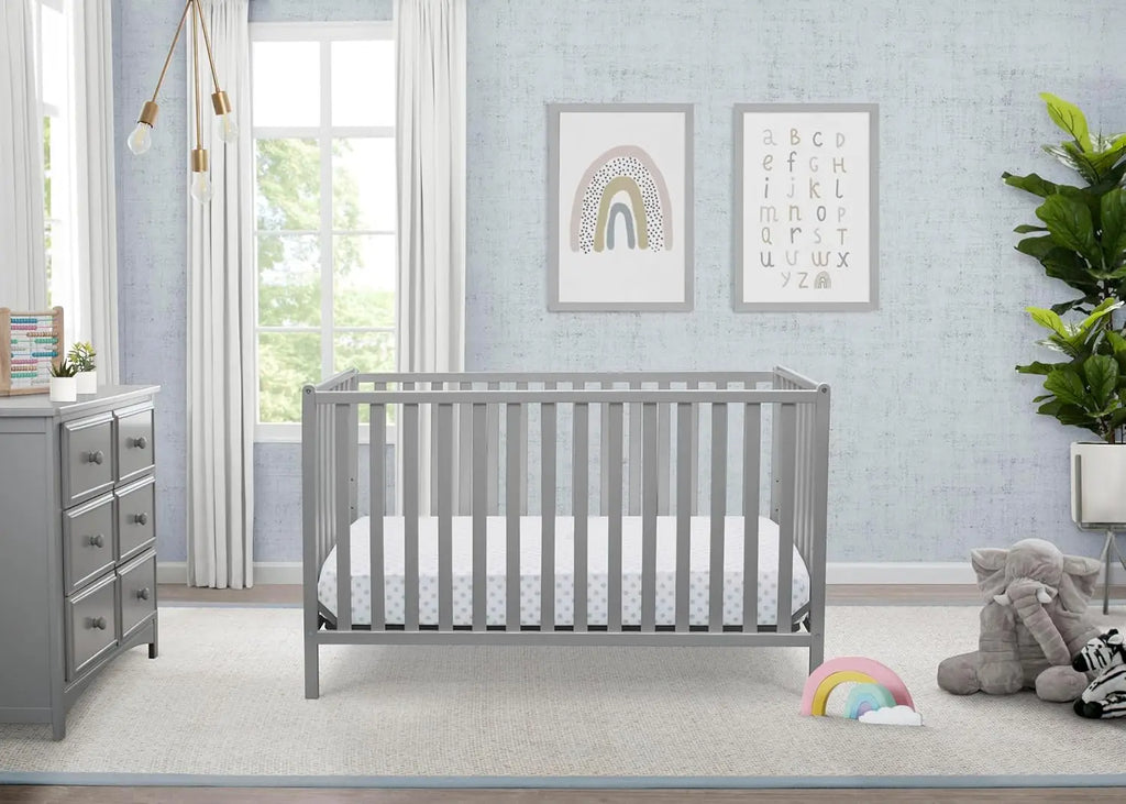 Versatile 4-in-1 Convertible Wooden Baby Crib: Infant, Toddler, Daybed, Full Bed