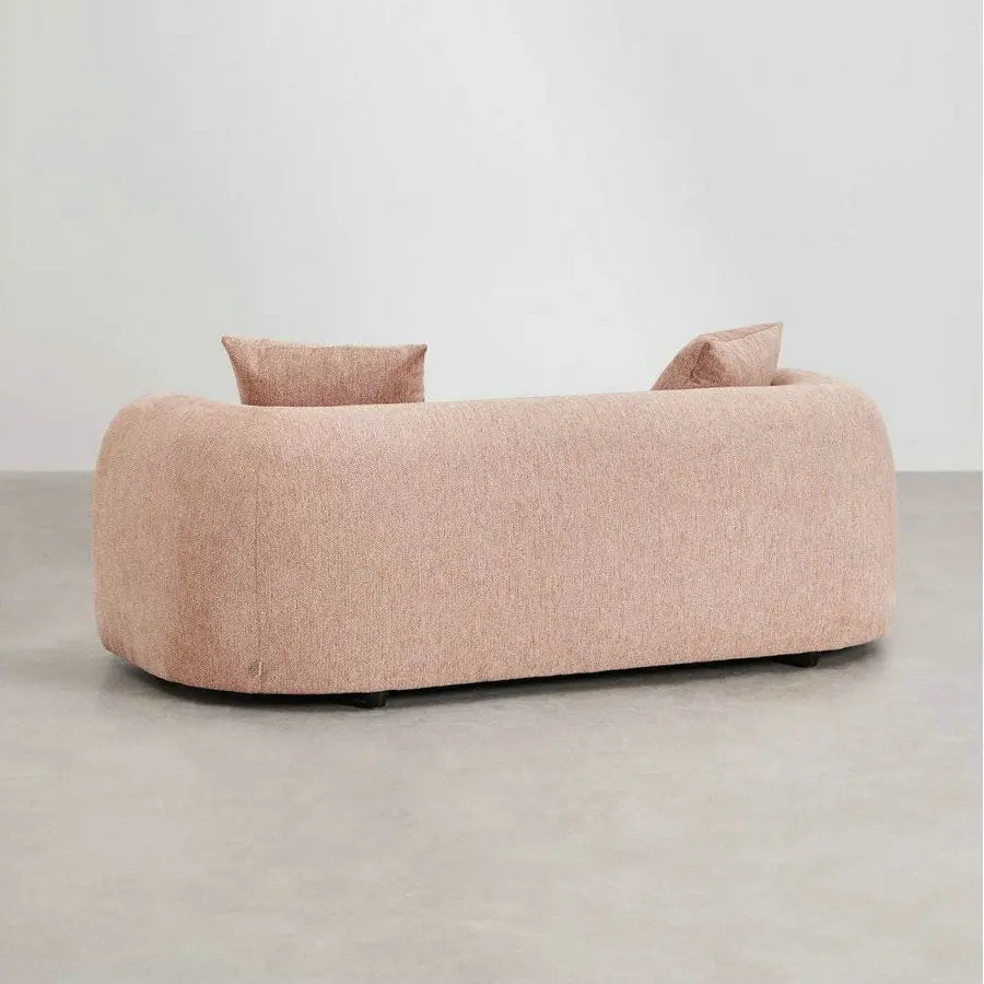 Plush Modern Sherpa Fabric Sectional Sofa for Living Room Lounges
