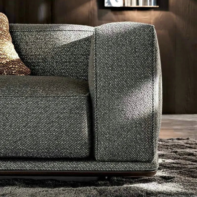 Modern Luxury Fabric Modular Sectional Living Room Sofa Set