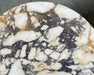 Tostone Calacatta Viola Marble Round Side Table for Living Rooms
