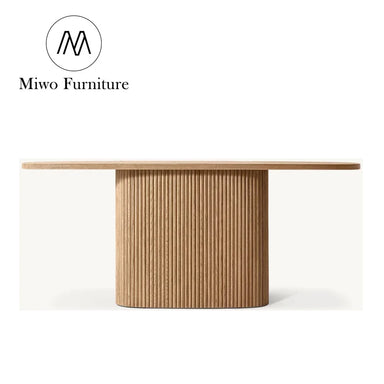 Handmade Luxury Solid Wood Modern Villa Passage Entryway Console Table