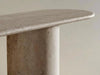 Luxurious Natural Travertine Entryway Console Table for Modern Living Spaces