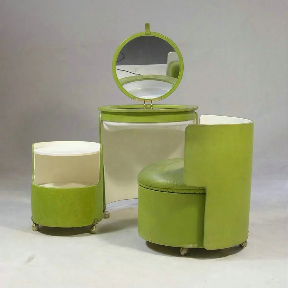 Luxury Wooden Modern Vanity Dressing Table with Mirror & Drawers for Bedroom