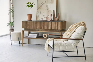 Plush Cloud Armchair: Scandinavian Modern Velvet Accent Chair for Living Room