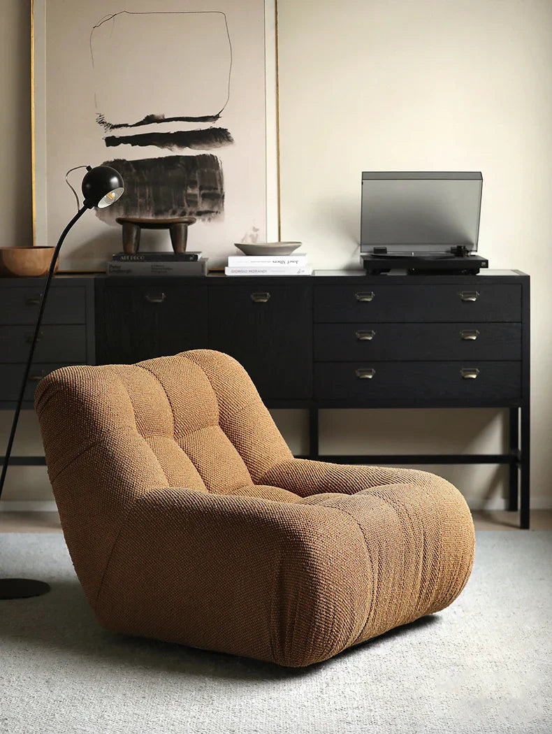 Cozy Cloud Single Sofa Chair Bed Modern Fabric Sleeper for Living Room