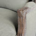 Elegant French Wooden Carved Armchair for Living Room, Wedding, or Accent Piece