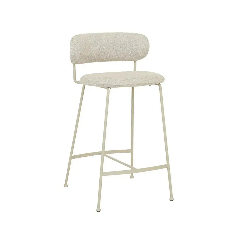 Retro 70s Style Lime Green Metal Barstool, Low Height for Kitchen & Commercial Use