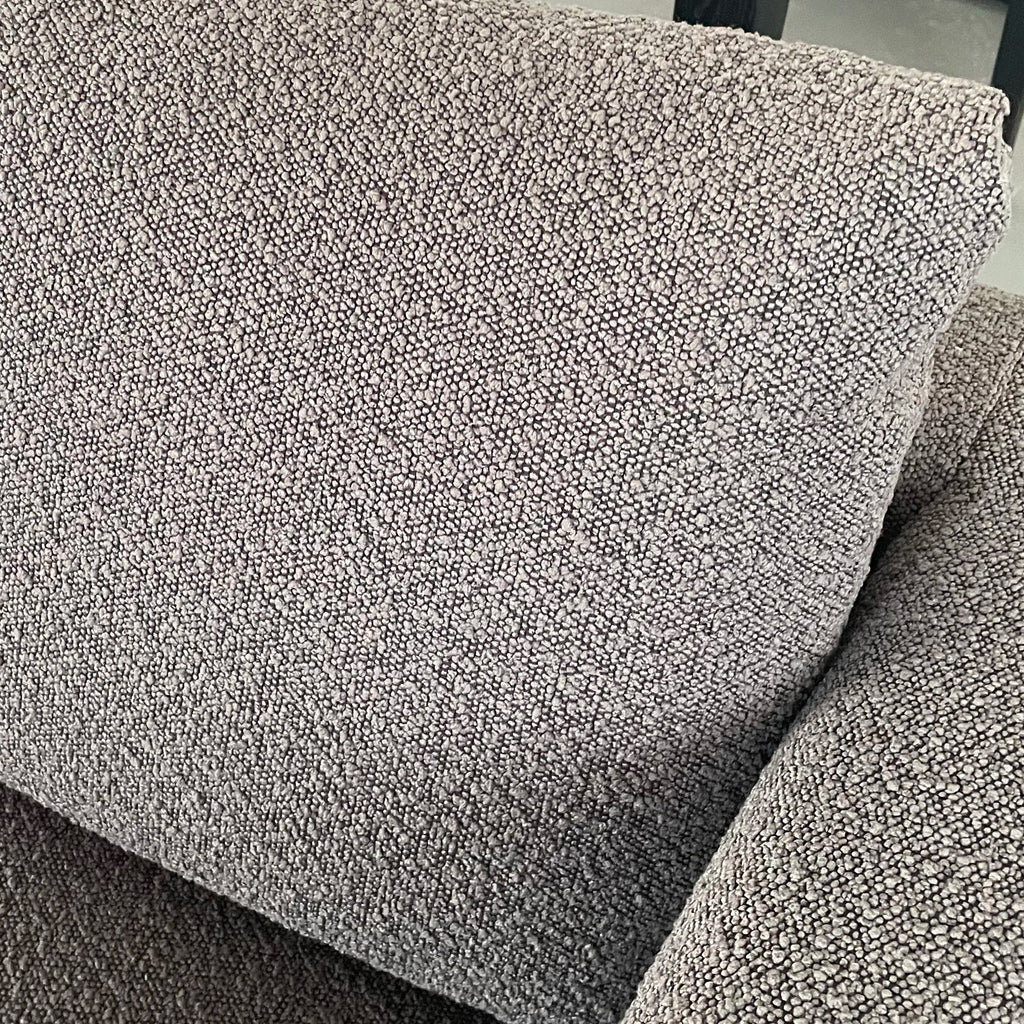 Luxurious 3-Seater Boucle Fabric Sofa: Modern Living Room Couch, Wood Frame